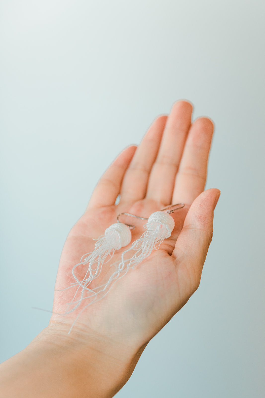 Microcrochet Jellyfish Earring