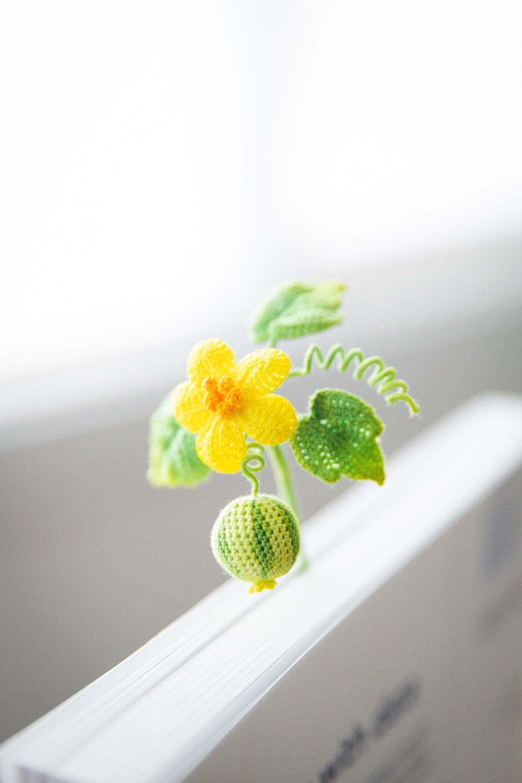 Microcrochet Watermelon Bookmark