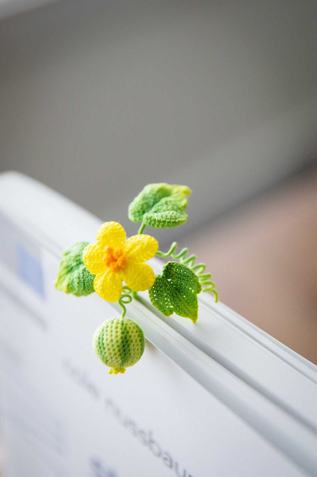 Microcrochet Watermelon Bookmark