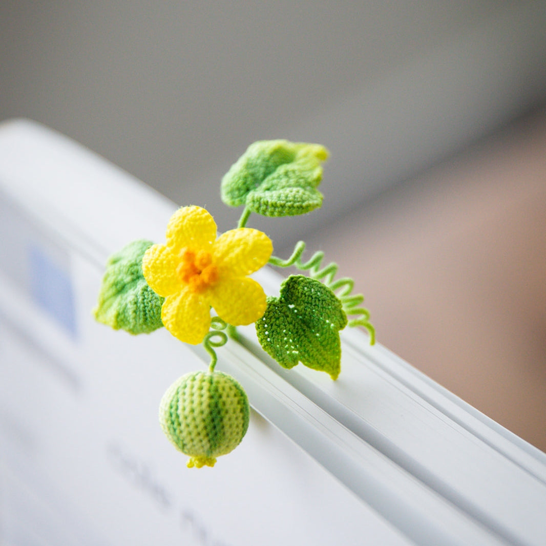 Microcrochet Watermelon Bookmark