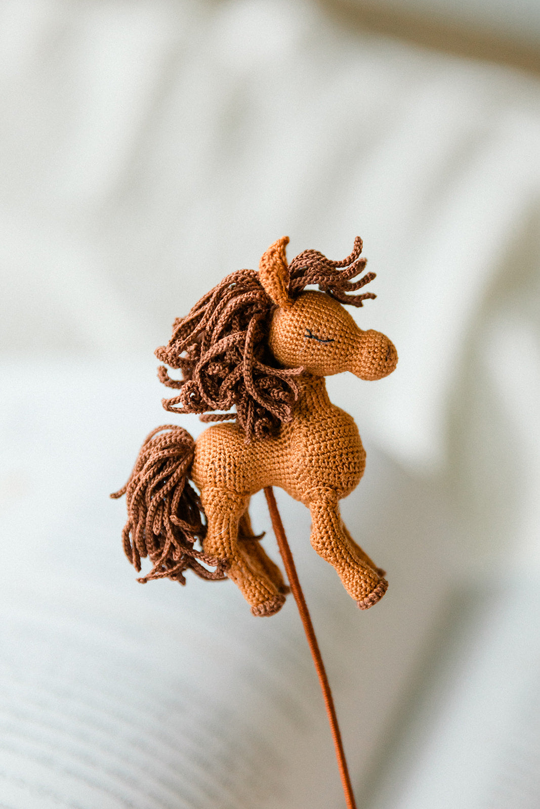 Microcrochet Horse Bookmark