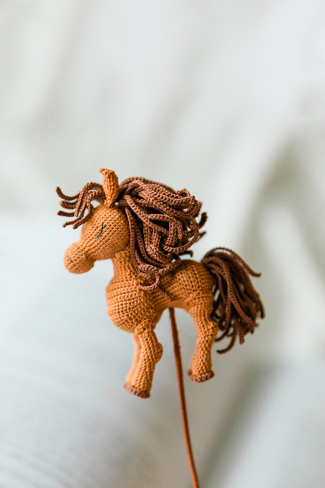 Microcrochet Horse Bookmark