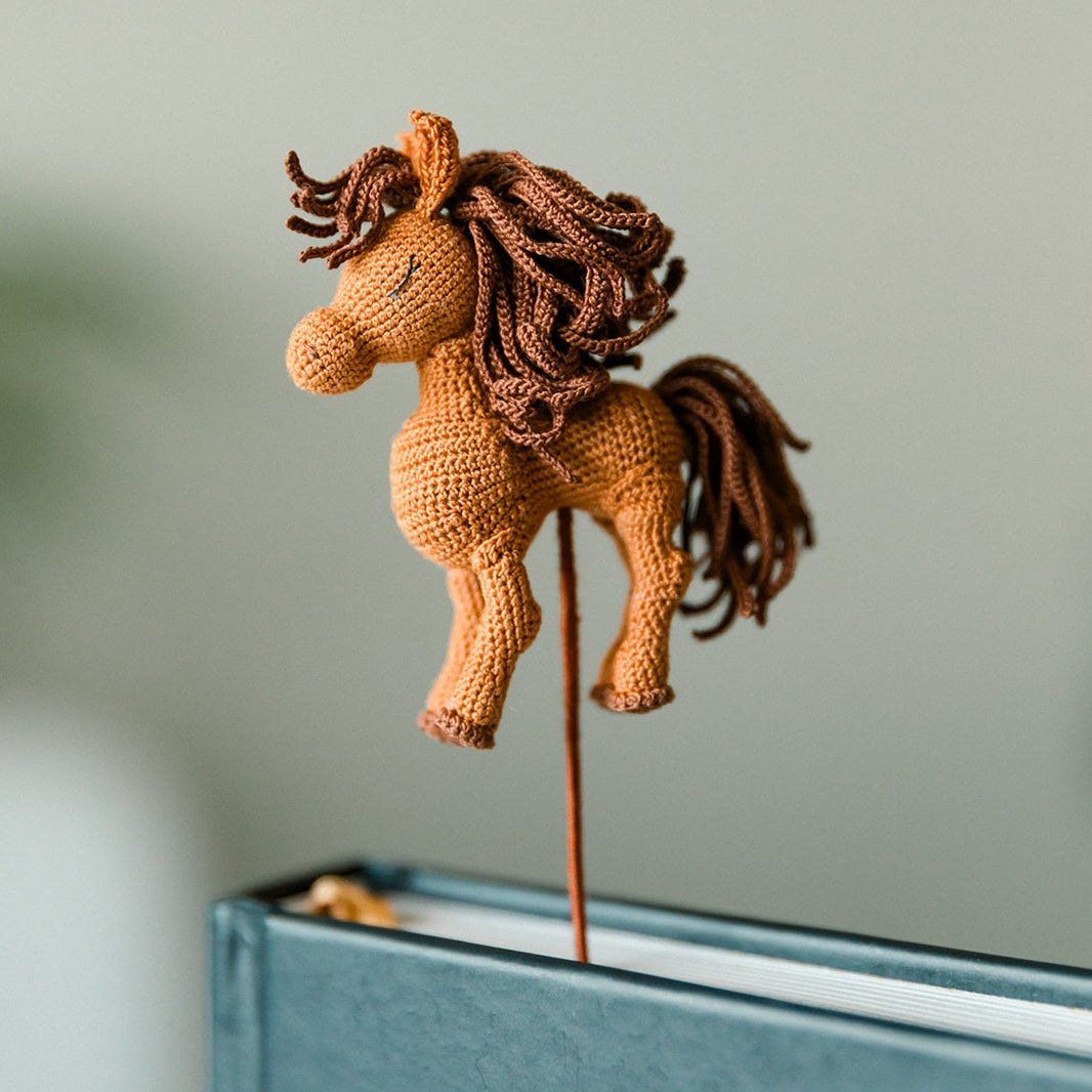 Microcrochet Horse Bookmark