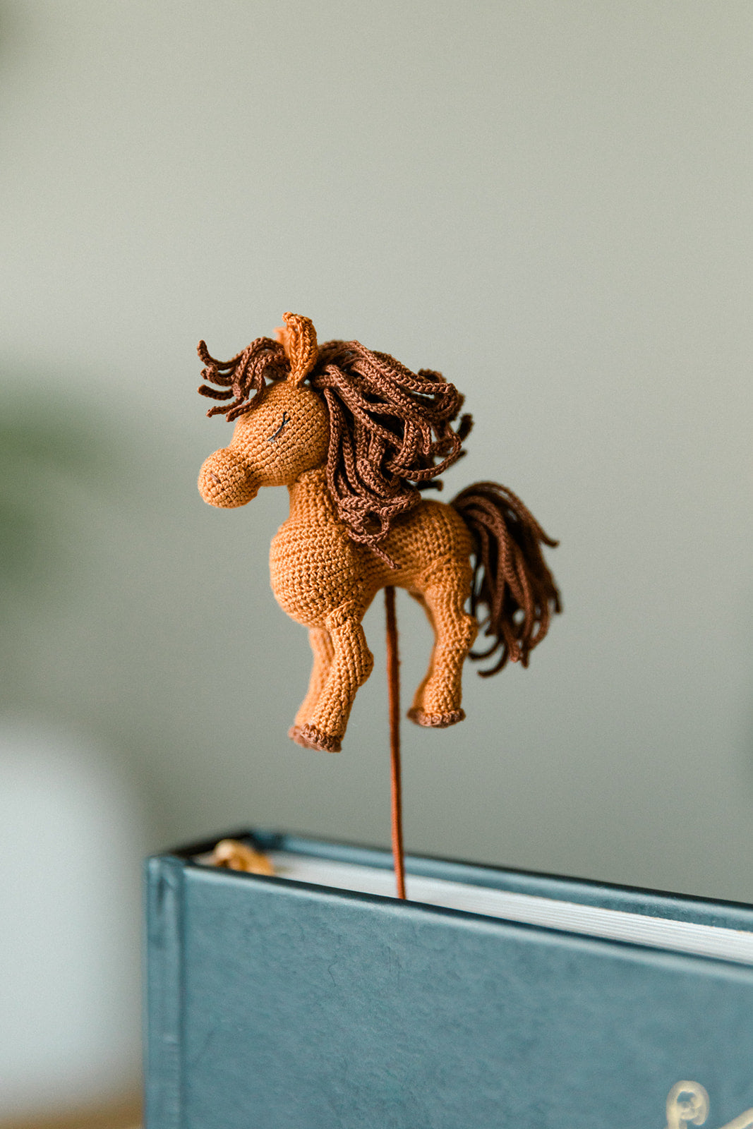 Microcrochet Horse Bookmark