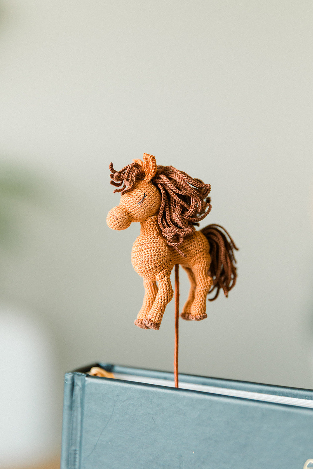 Microcrochet Horse Bookmark