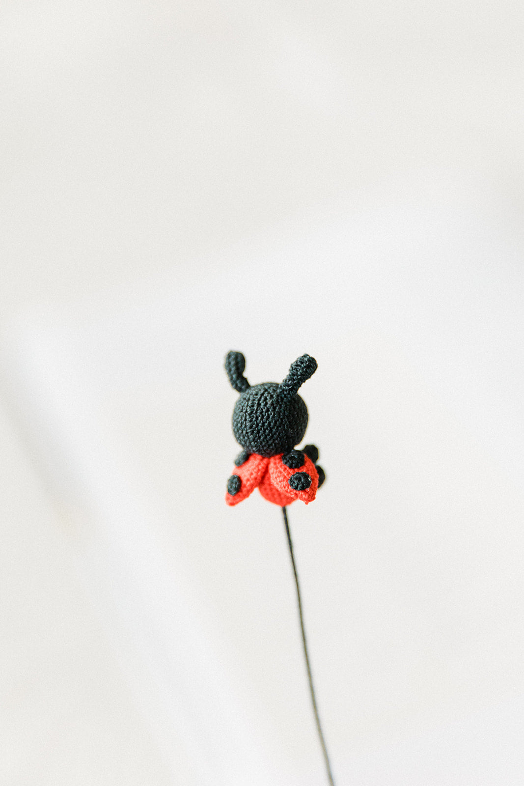 Microcrochet Lady Bug Bookmark