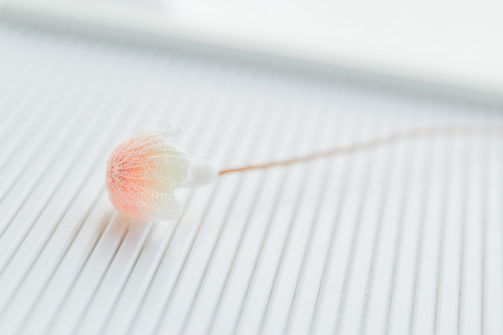 Microcrochet Mushroom Bookmark