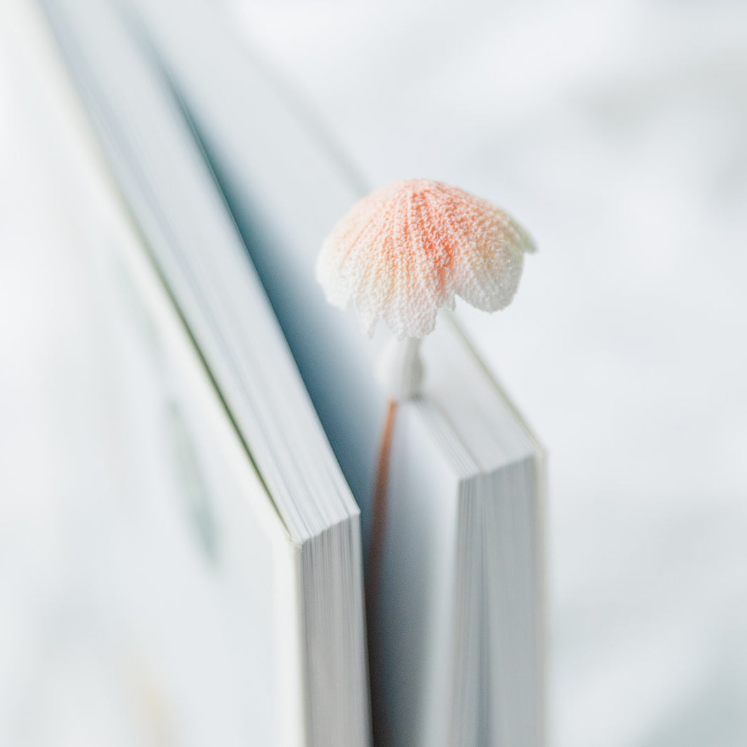 Microcrochet Mushroom Bookmark