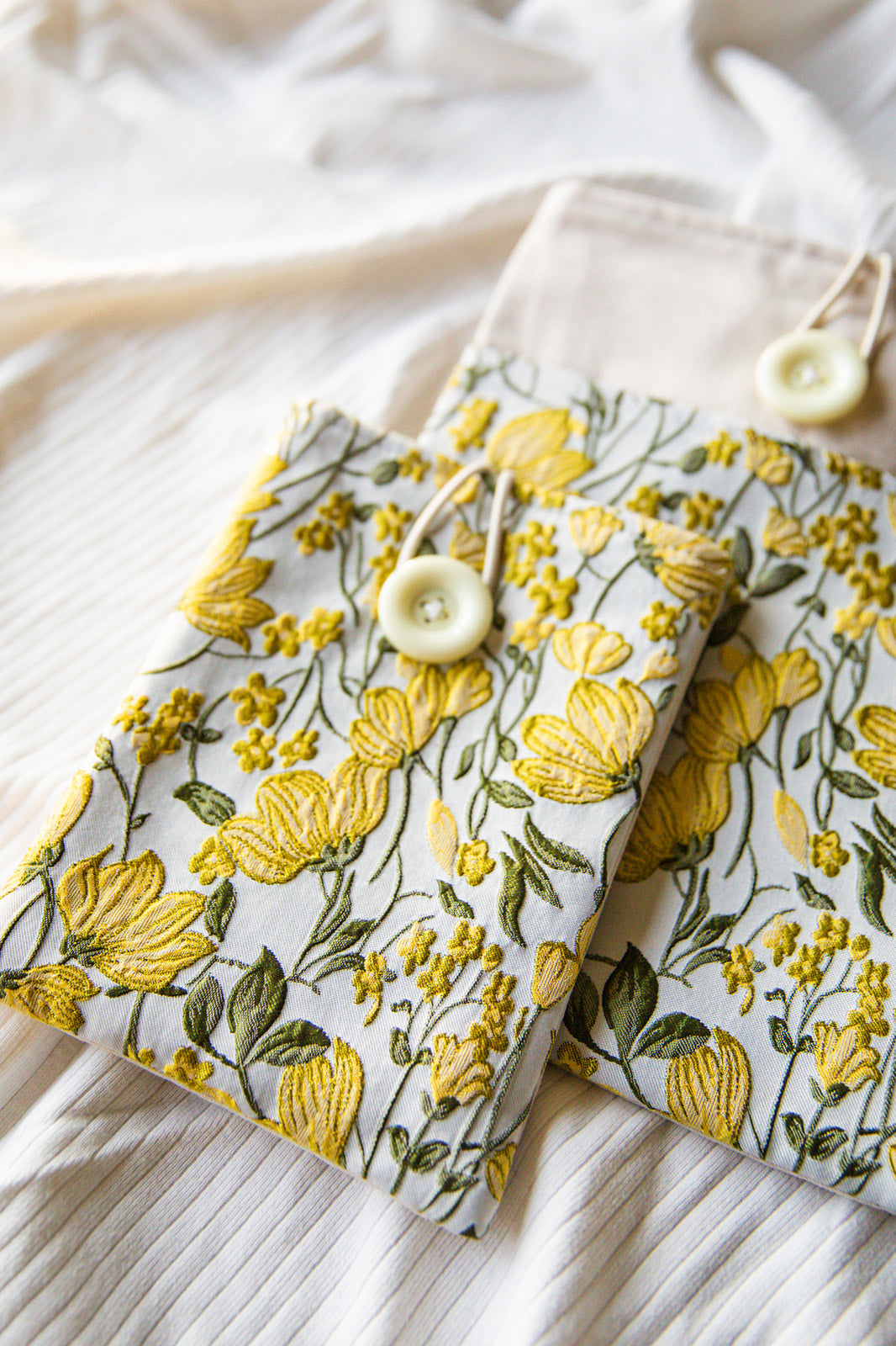 Yellow Flower Book & Kindle Sleeve