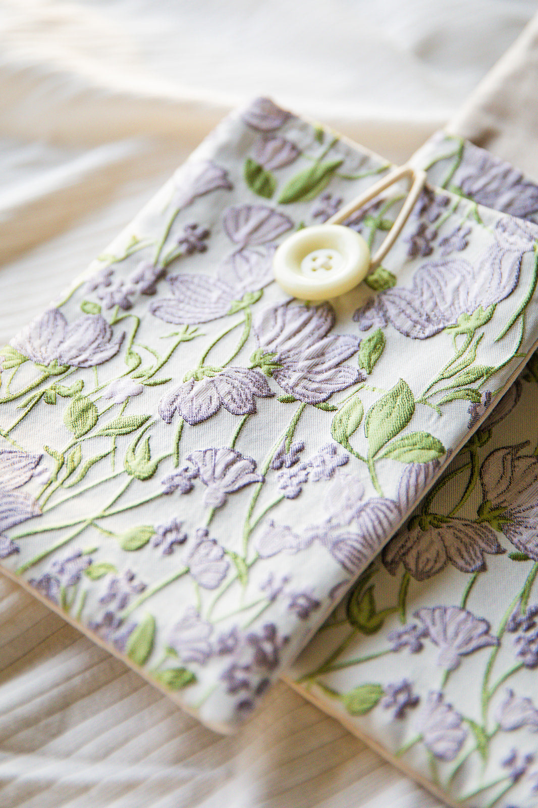 Purple Flower Book & Kindle Sleeve