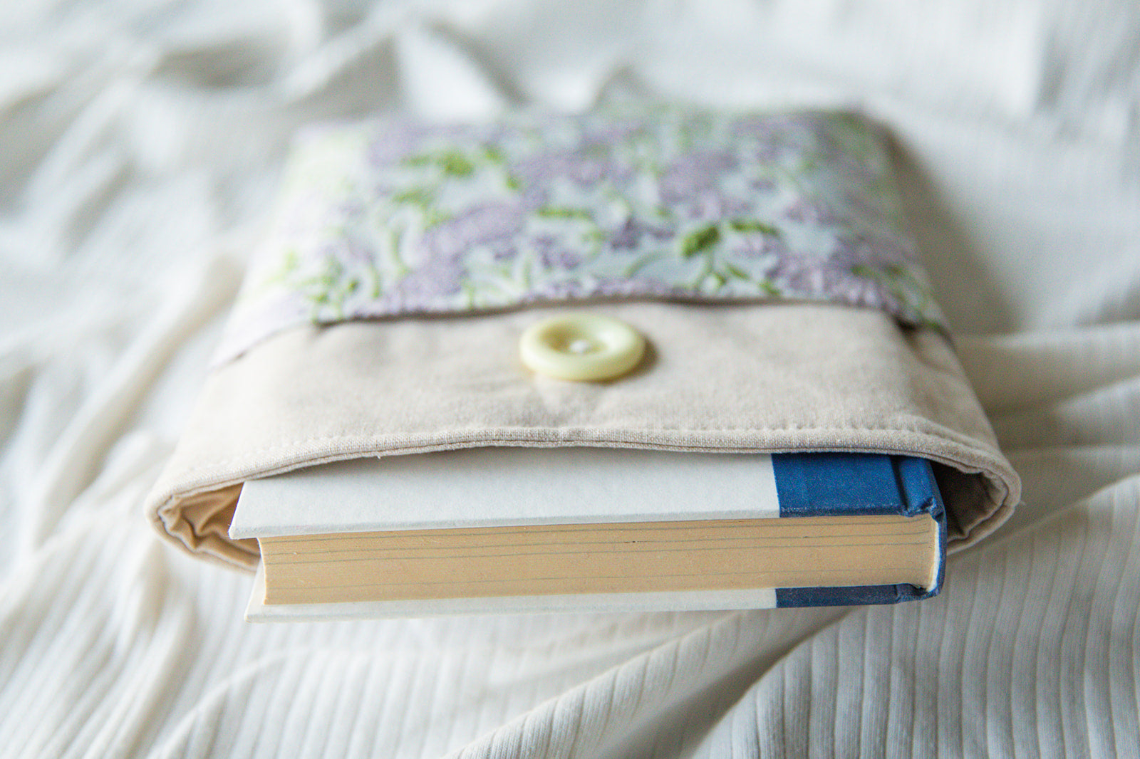 Purple Flower Book & Kindle Sleeve