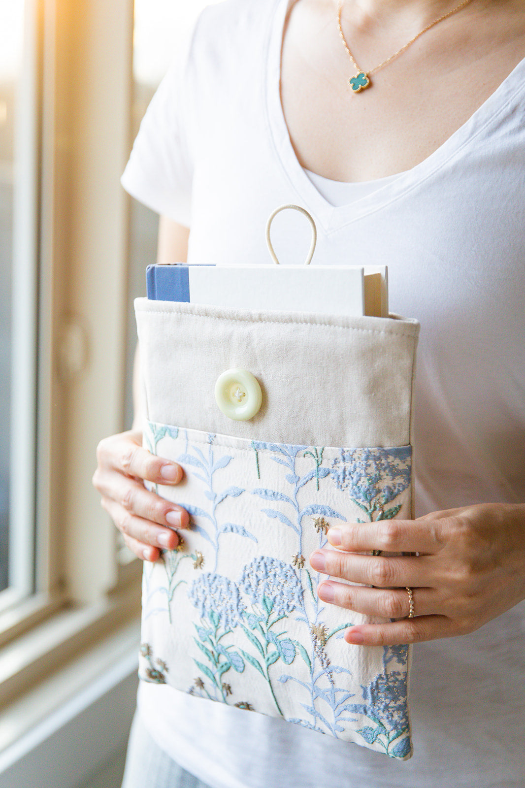 Blue Hydrangea Book & Kindle Sleeve